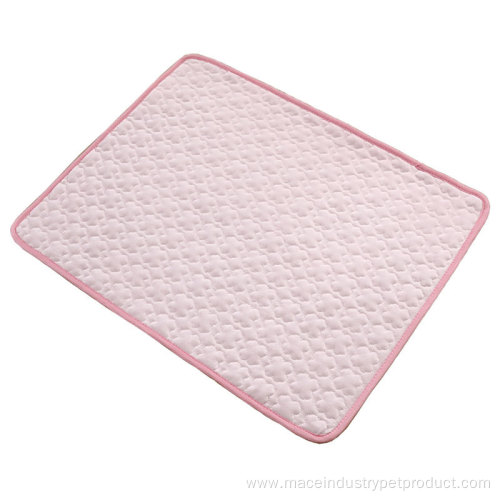 Ice cool feeling Dog cushion fabric pet mat